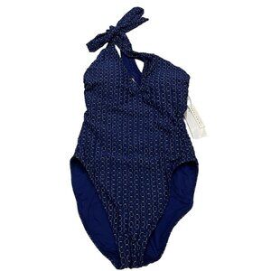 Trina Turk Midnight Blue Halter One Piece…new without tags